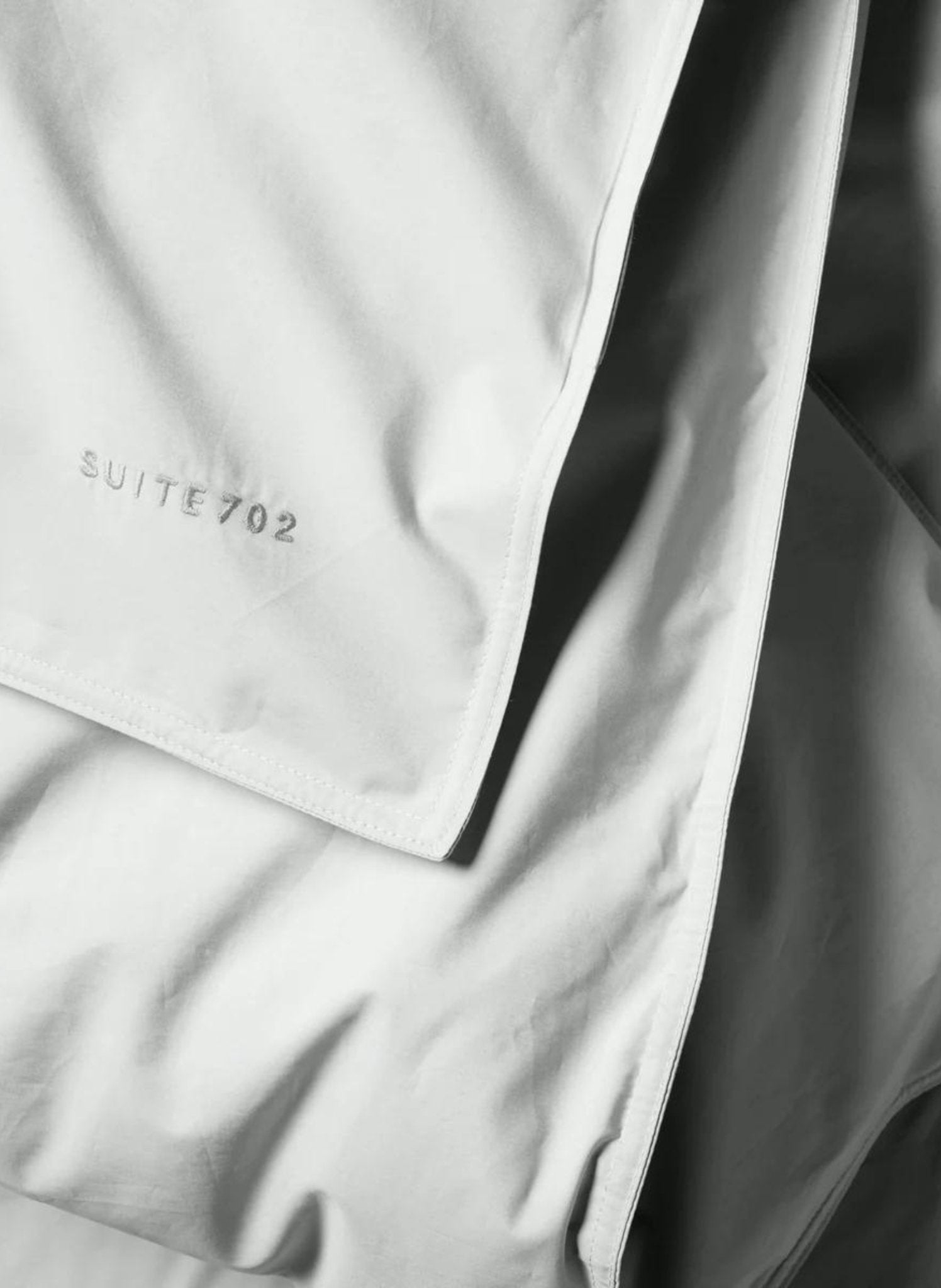 Suite702 Bettbezug 100% Baumwolle Hellgrau - hei - kju