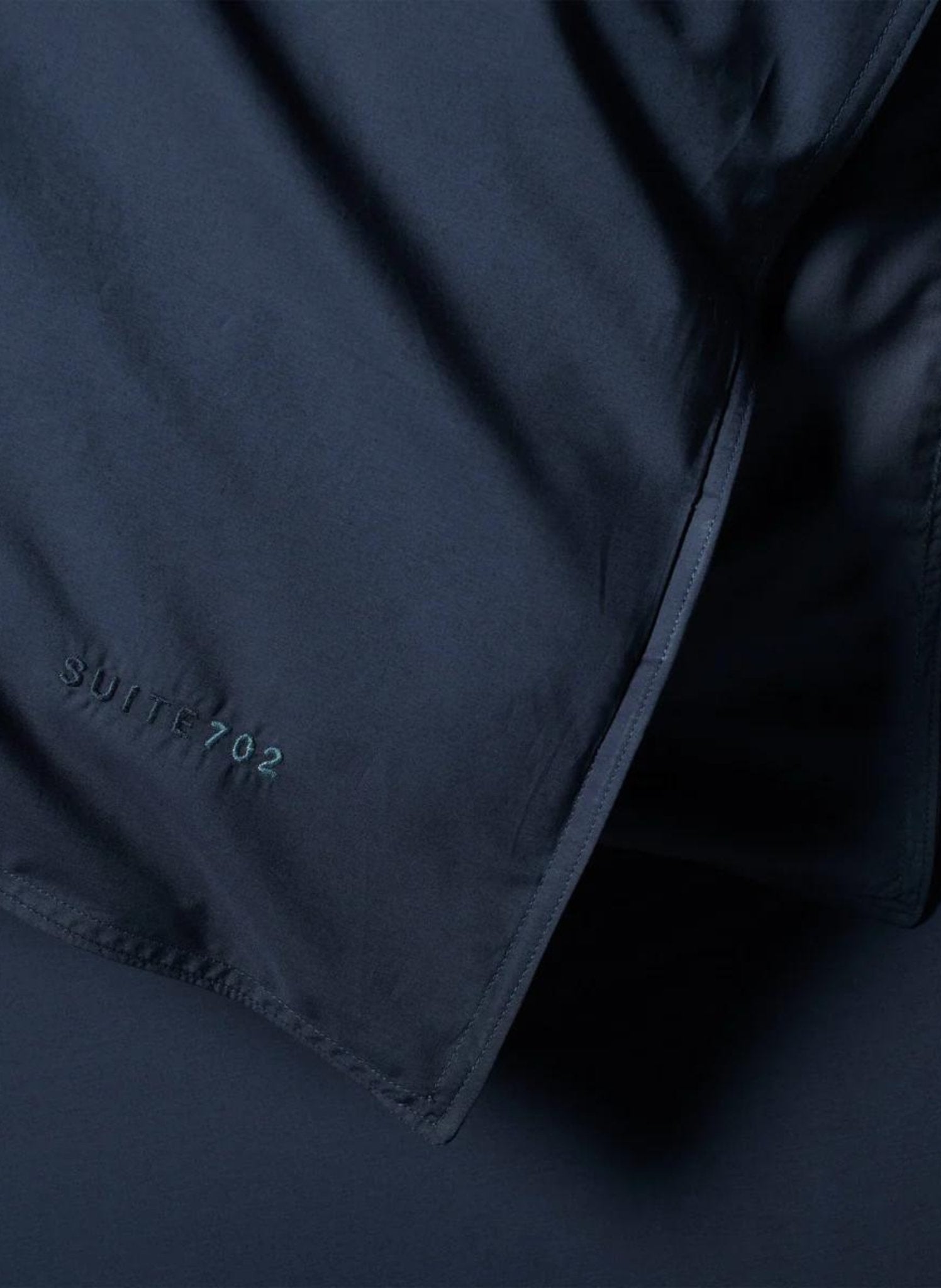 Suite702 Bettbezug 100% Baumwolle Marineblau - hei - kju