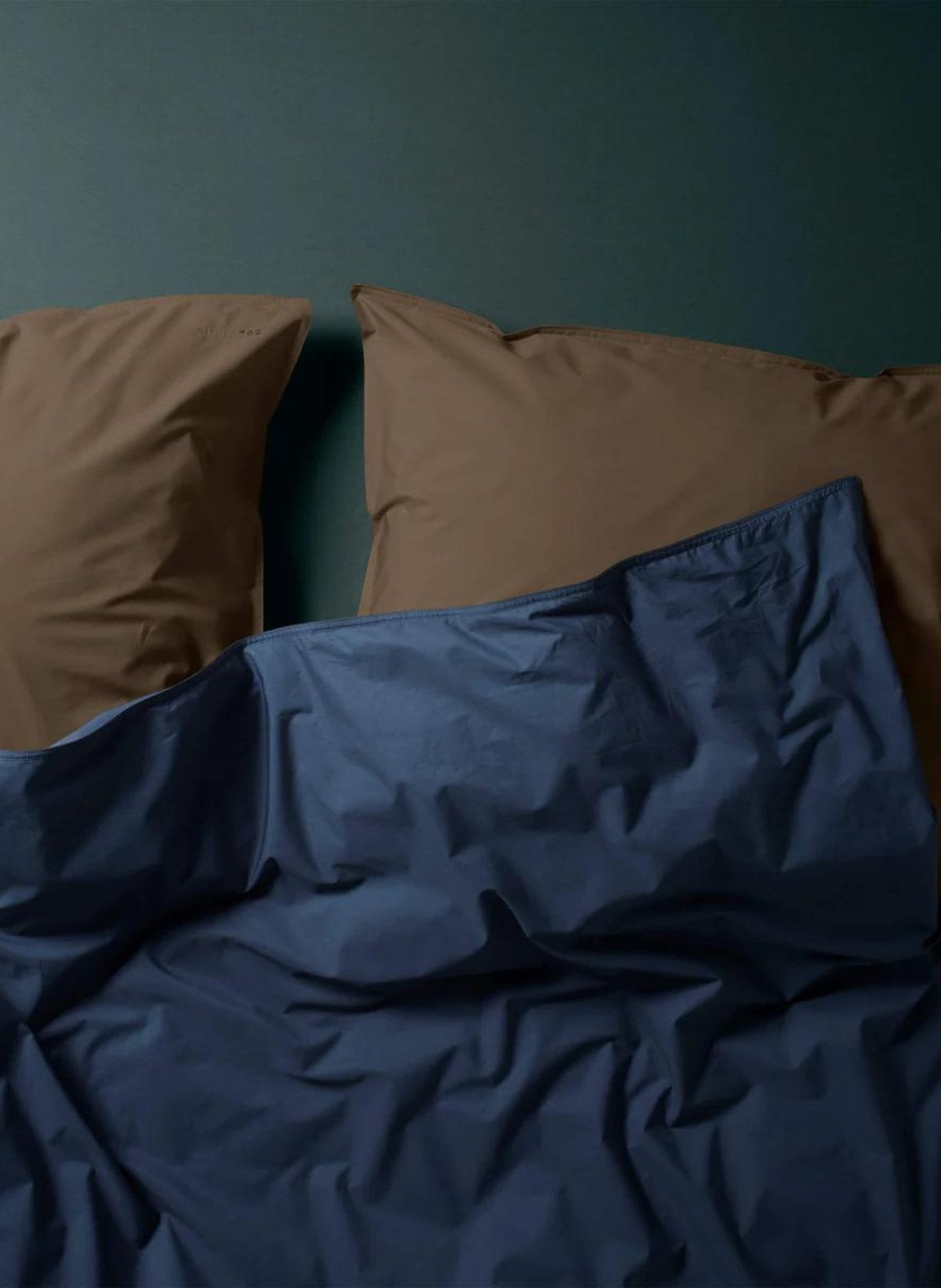 Suite702 Bettbezug 100% Baumwolle Marineblau - hei - kju