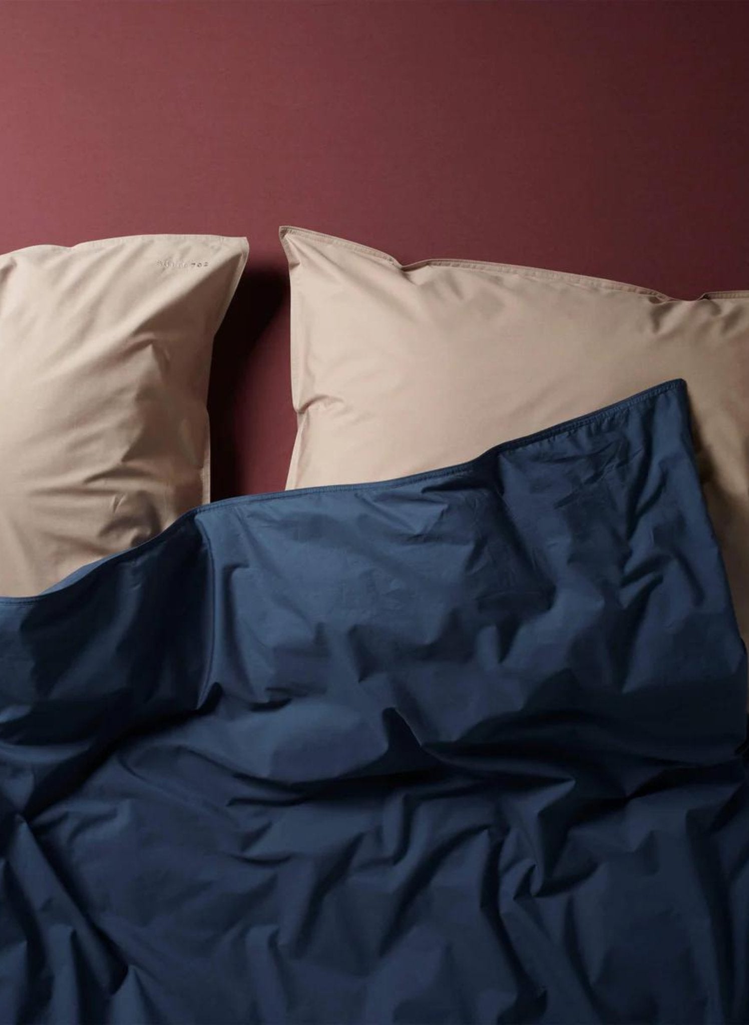 Suite702 Bettbezug 100% Baumwolle Marineblau - hei - kju