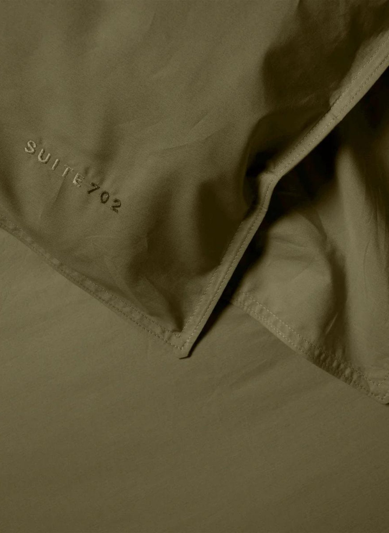Suite702 Bettbezug 100% Baumwolle Olive - hei - kju