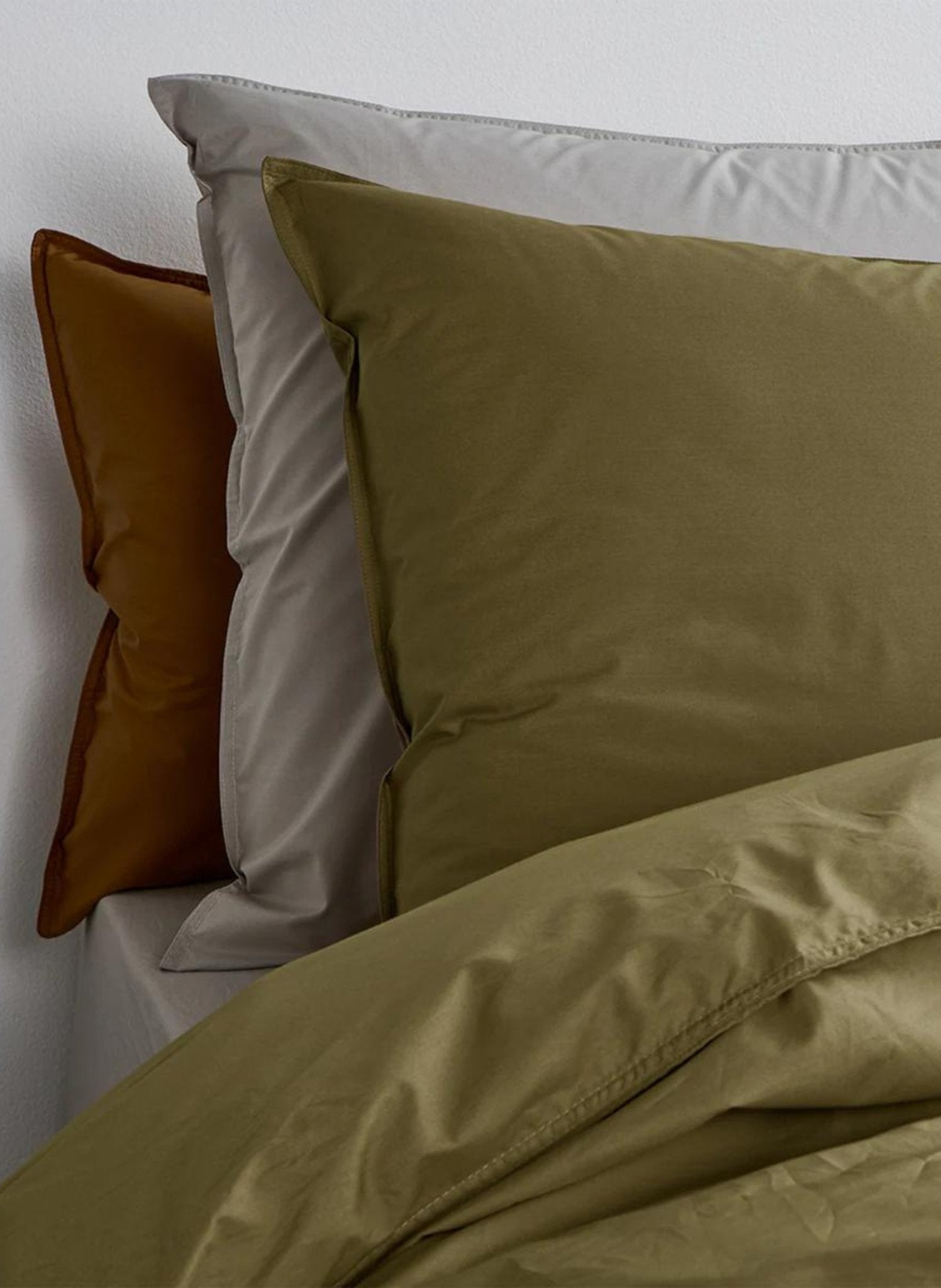 Suite702 Bettbezug 100% Baumwolle Olive - hei - kju