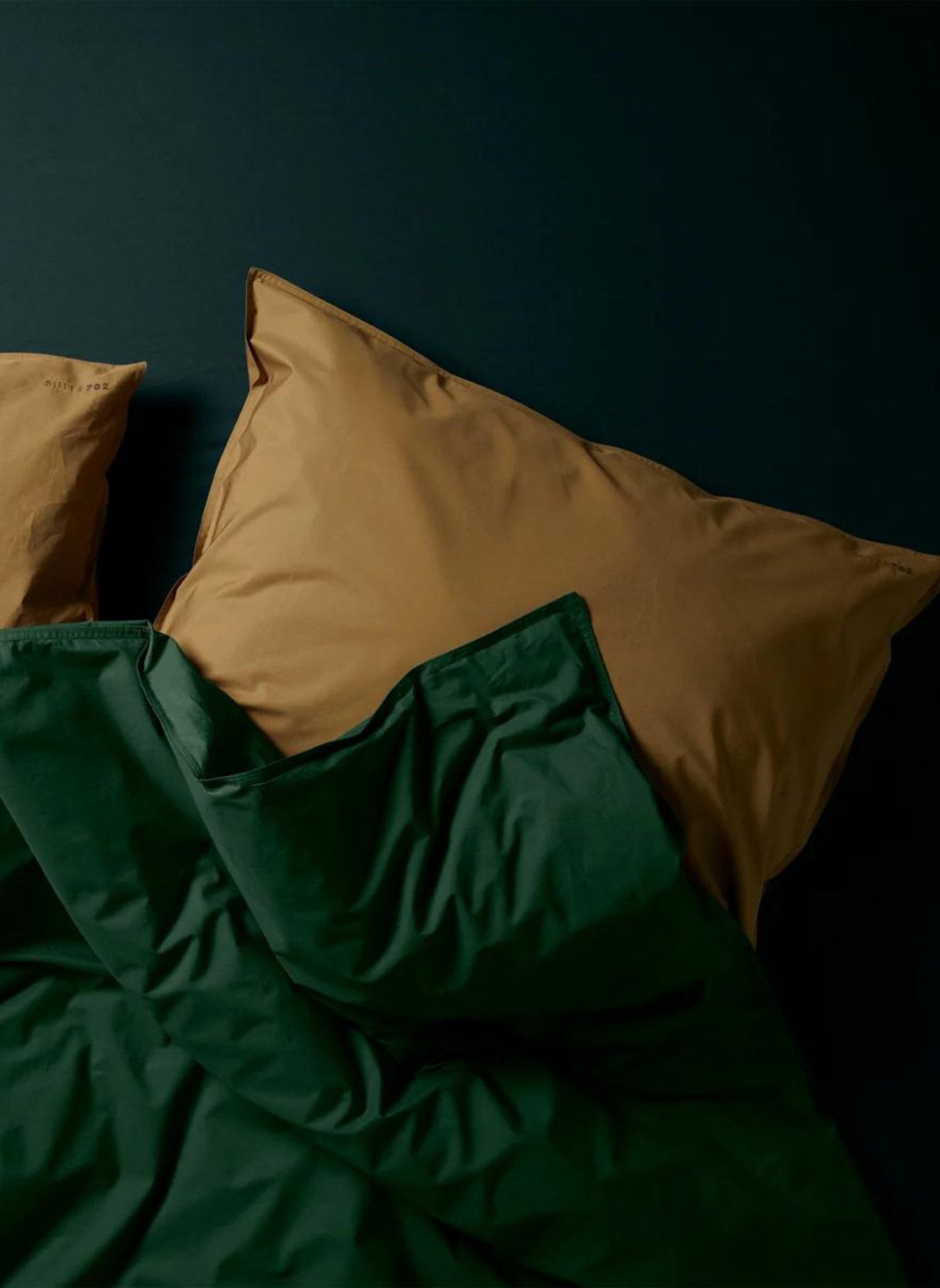 Suite702 Bettbezug 100% Baumwolle Waldgrün - hei - kju