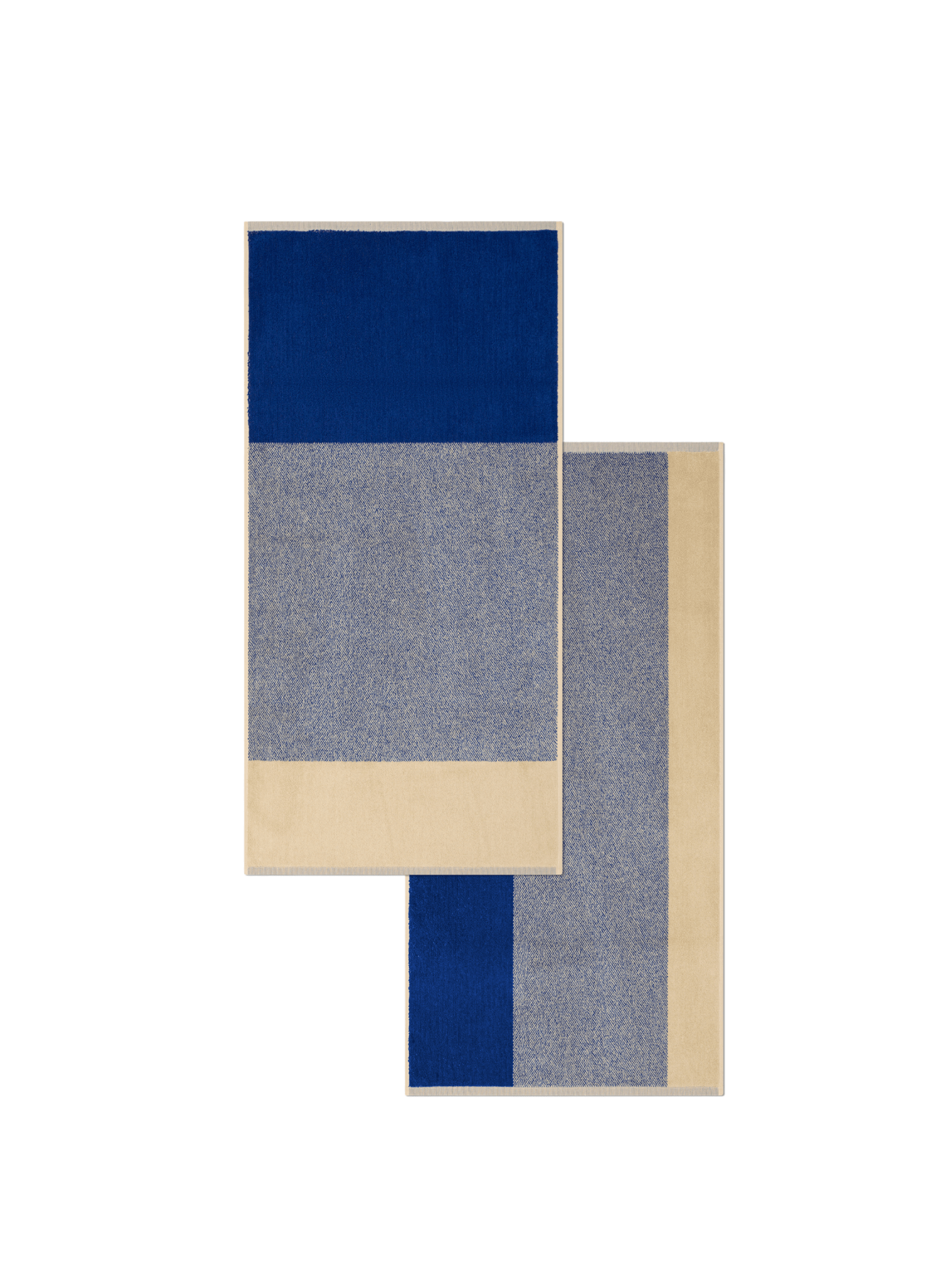 Suite702 Handtuch - Set Blend Cobalt Blue Ecru (2 - tlg.) - hei - kju