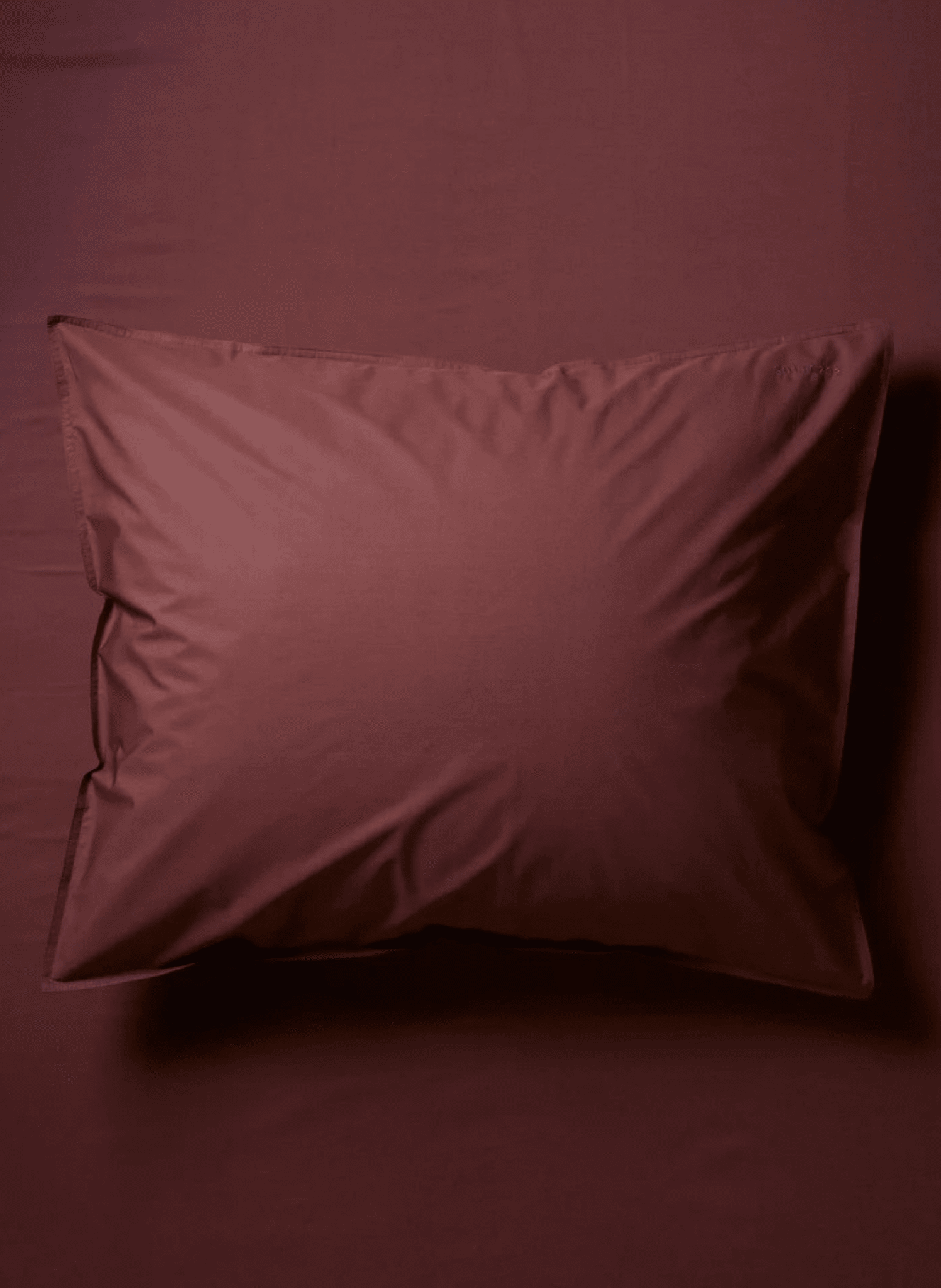 Suite702 Kissenbezug 100% Baumwolle Brique Red - hei - kju