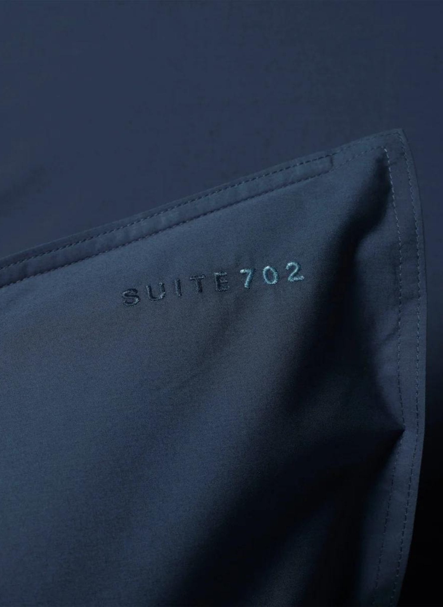 Suite702 Kissenbezug 100% Baumwolle Marineblau - hei - kju