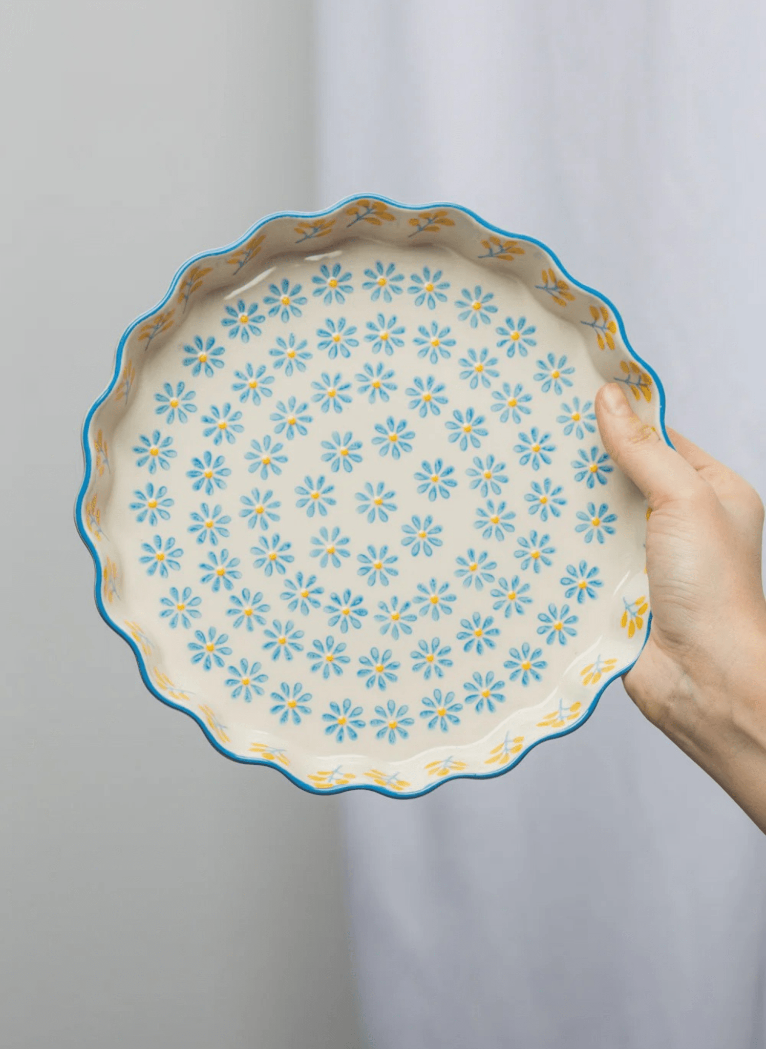 Tranquillo Quicheform Floral 22 cm - hei - kju