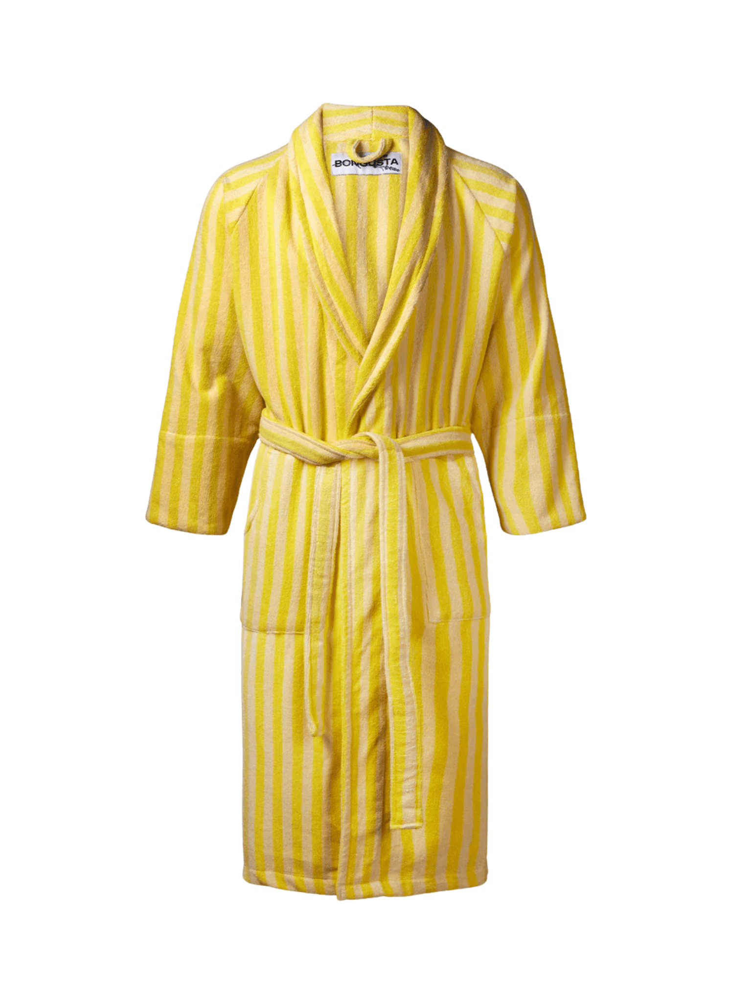 Bongusta Bademantel Naram Creme & Gelb - hei - kju