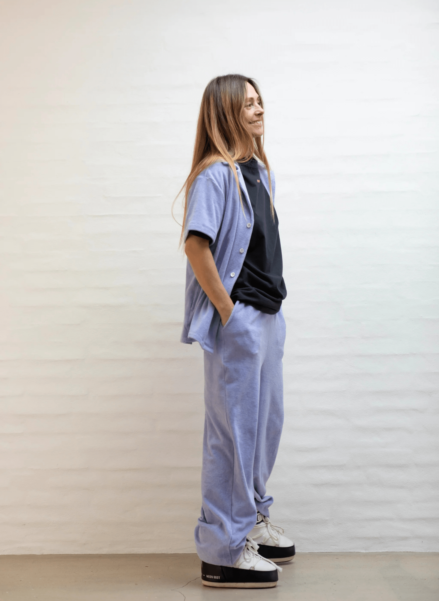 Bongusta Naram Frottee Shirt Lavendel Blau - hei - kju