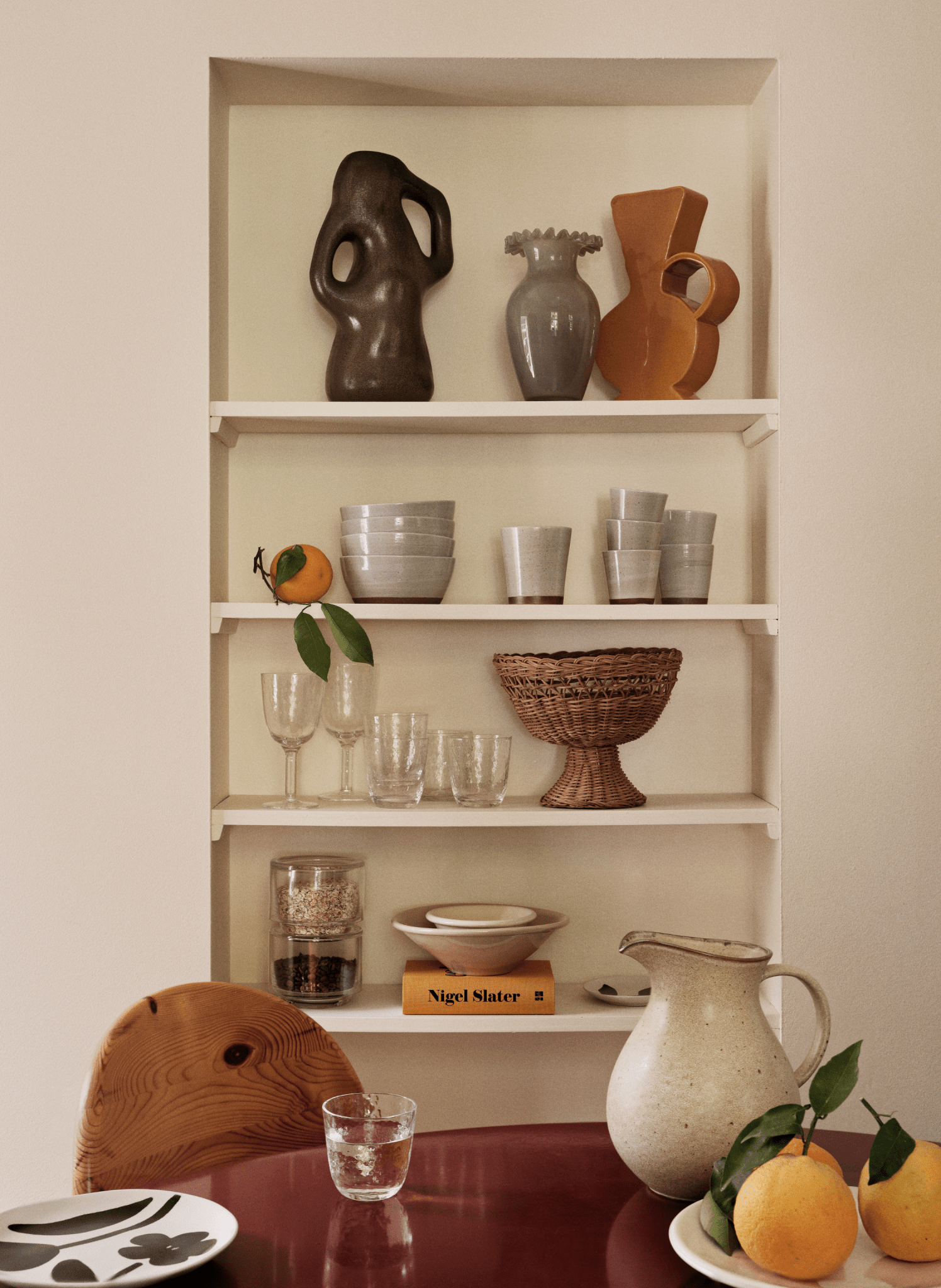 Broste Copenhagen Mundgeblasene Trinkgläser Hammered, 4er - Set - hei - kju