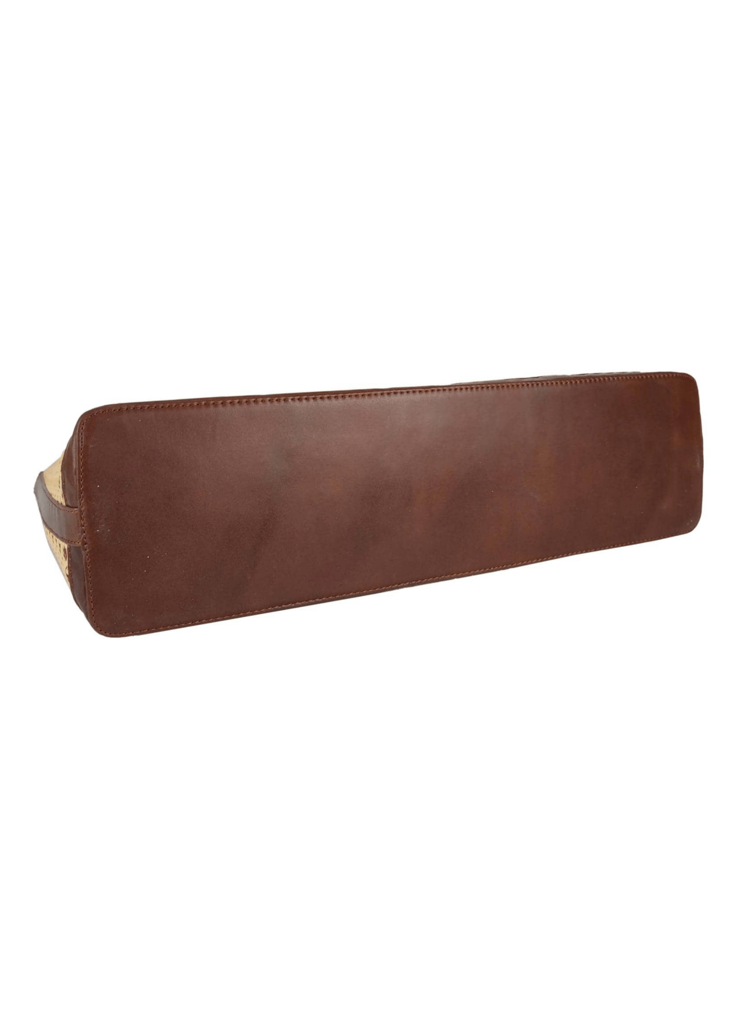 Florence Leather Rattan Tasche mit Leder Details - hei - kju
