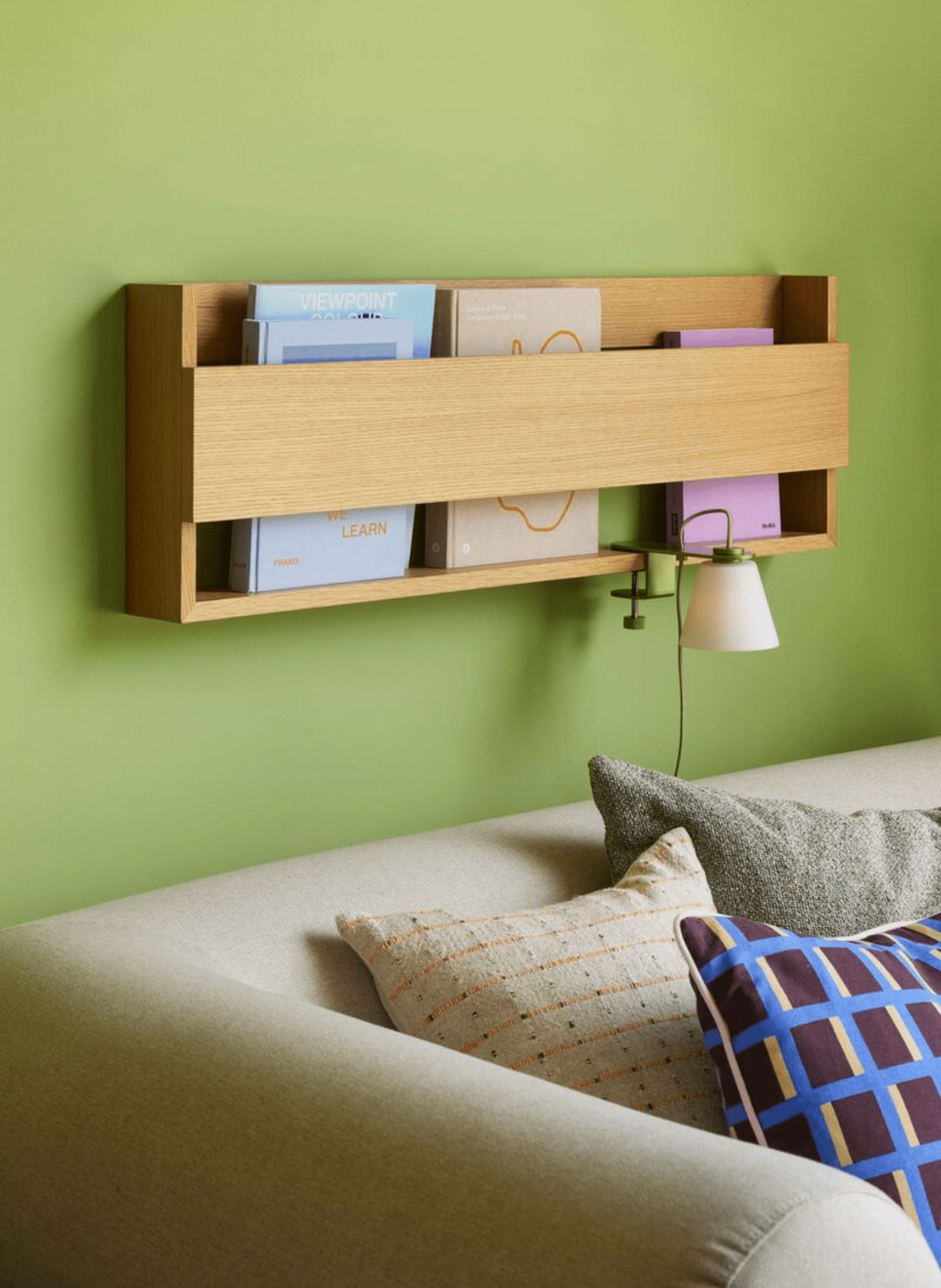 HÜBSCH Magazinhalter Naturfarben - hei - kju