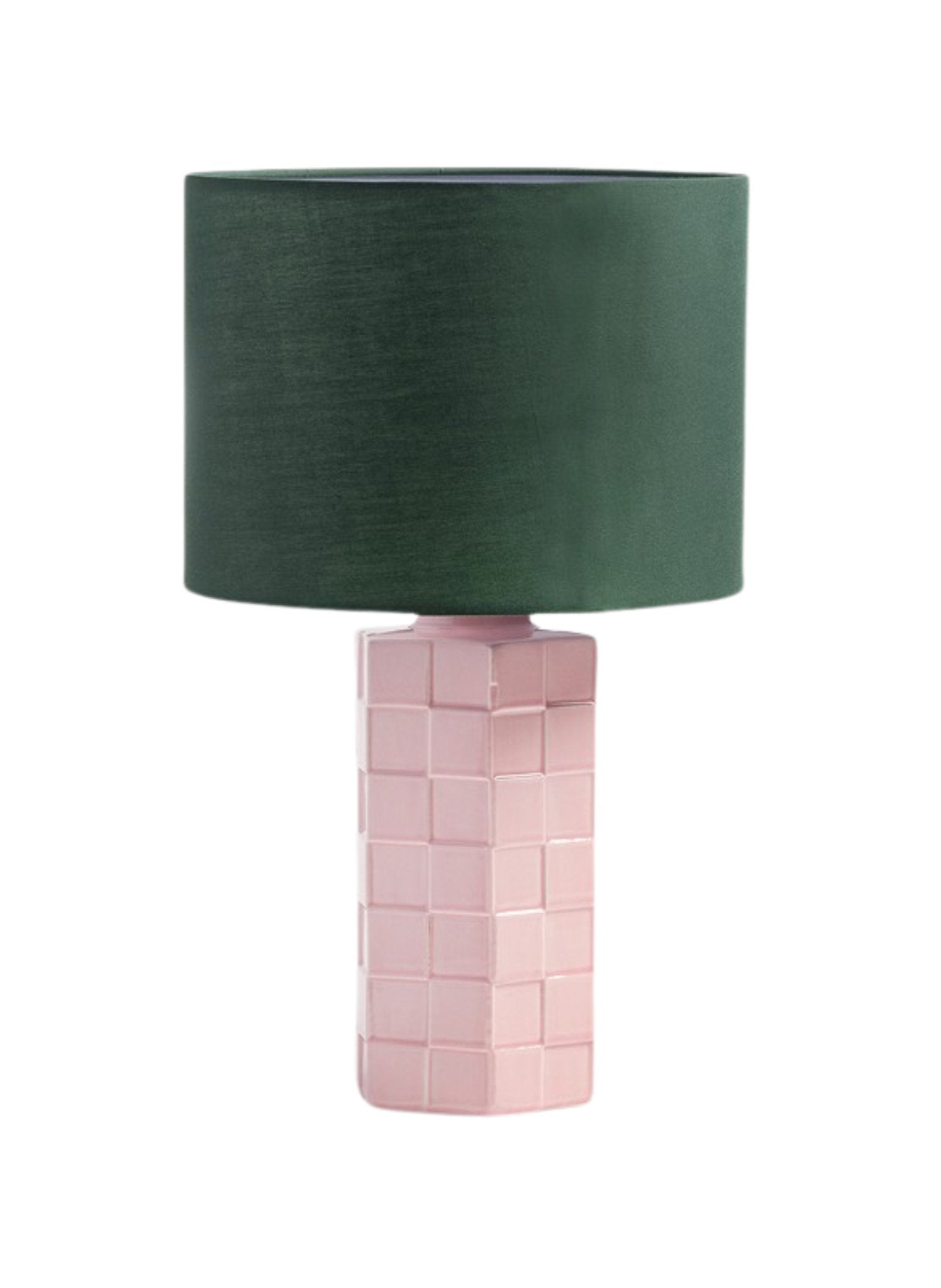 &klevering Lampe Karomuster Pink - hei - kju