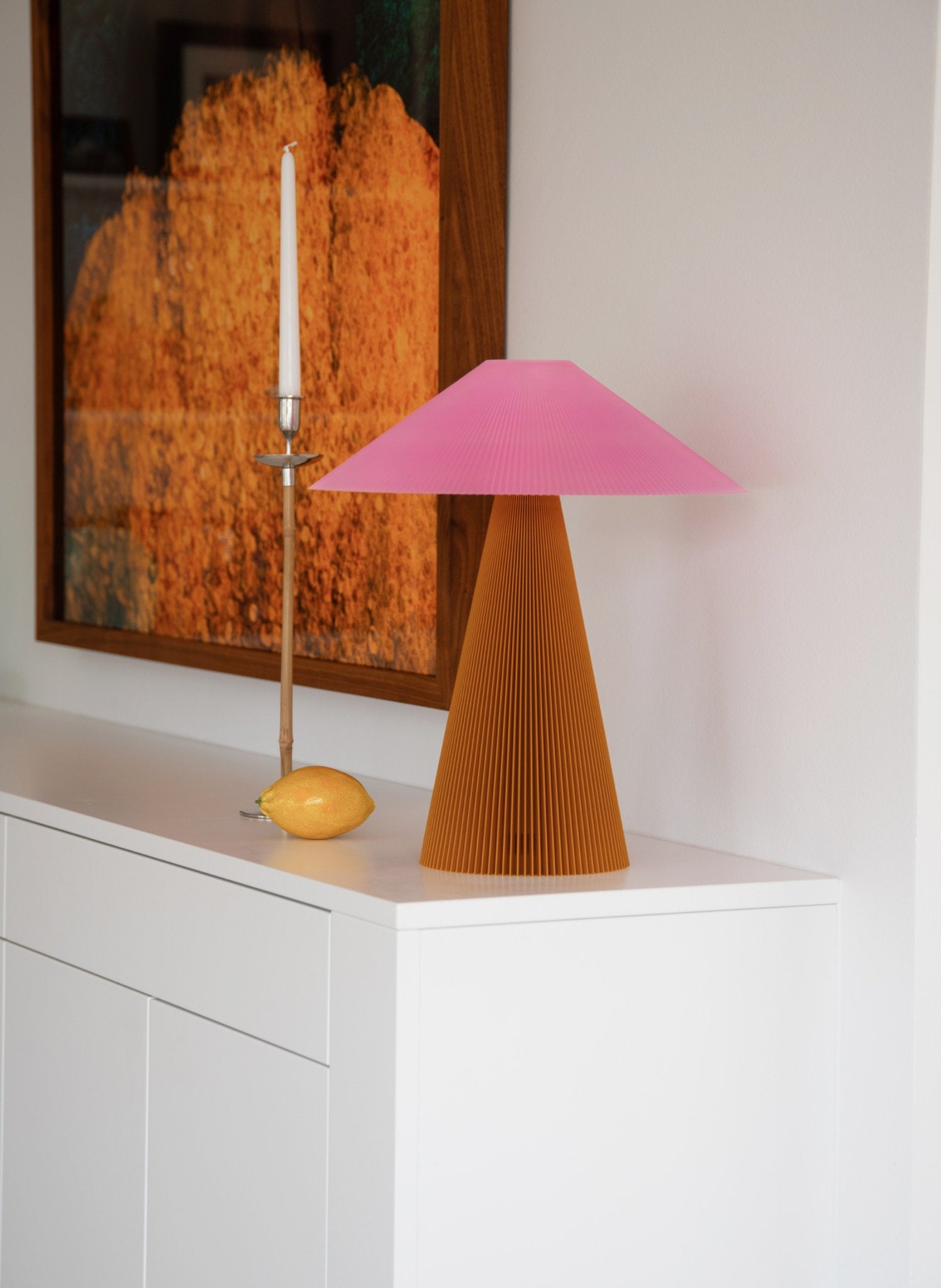 MANU Tischlampe Jane Pink / Mustard - hei - kju