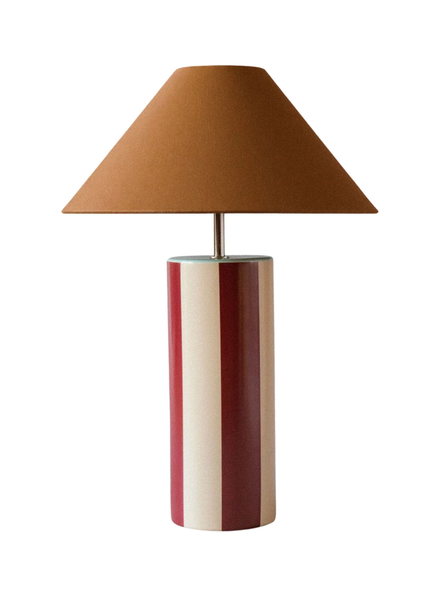 Mattina Moderna Tischlampe Ombrellina Rot / Beige - hei - kju