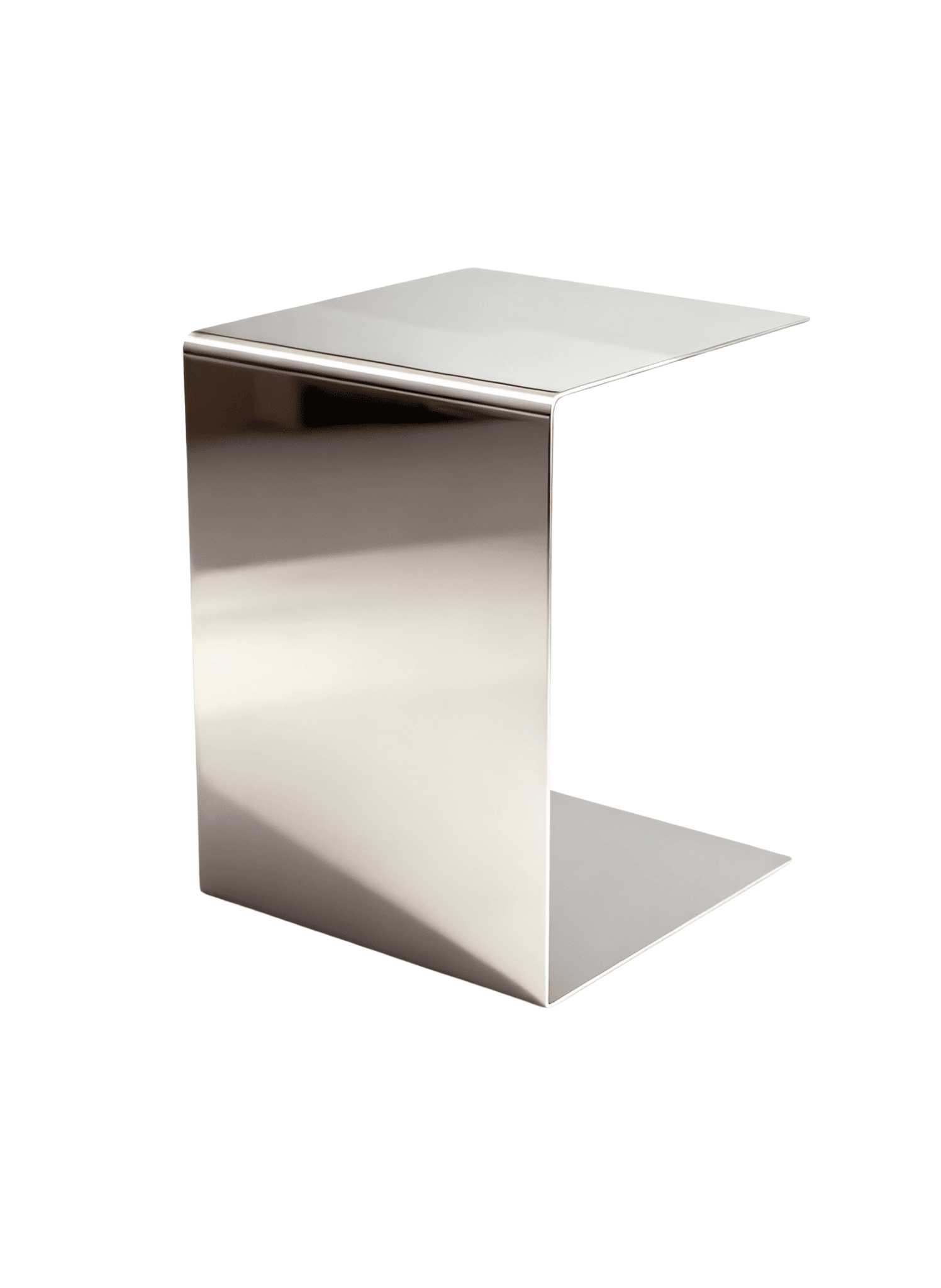 Mo Interiors Beistelltisch Spiegelpolierter Edelstahl - hei - kju