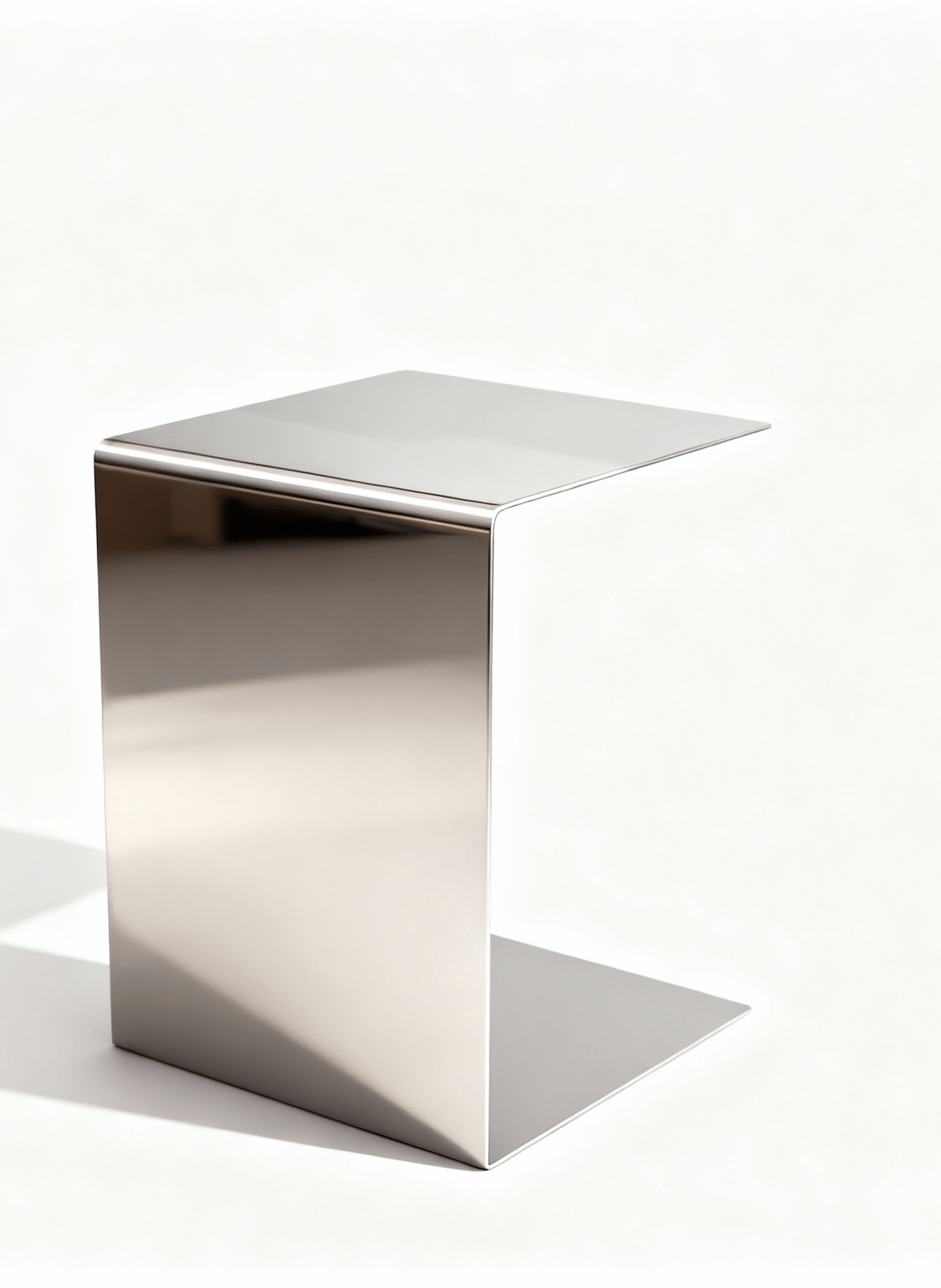 Mo Interiors Beistelltisch Spiegelpolierter Edelstahl - hei - kju