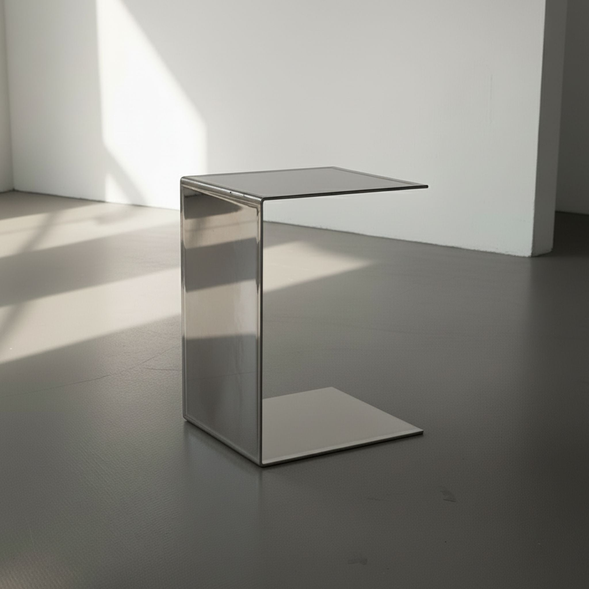 Mo Interiors Beistelltisch Spiegelpolierter Edelstahl - hei - kju