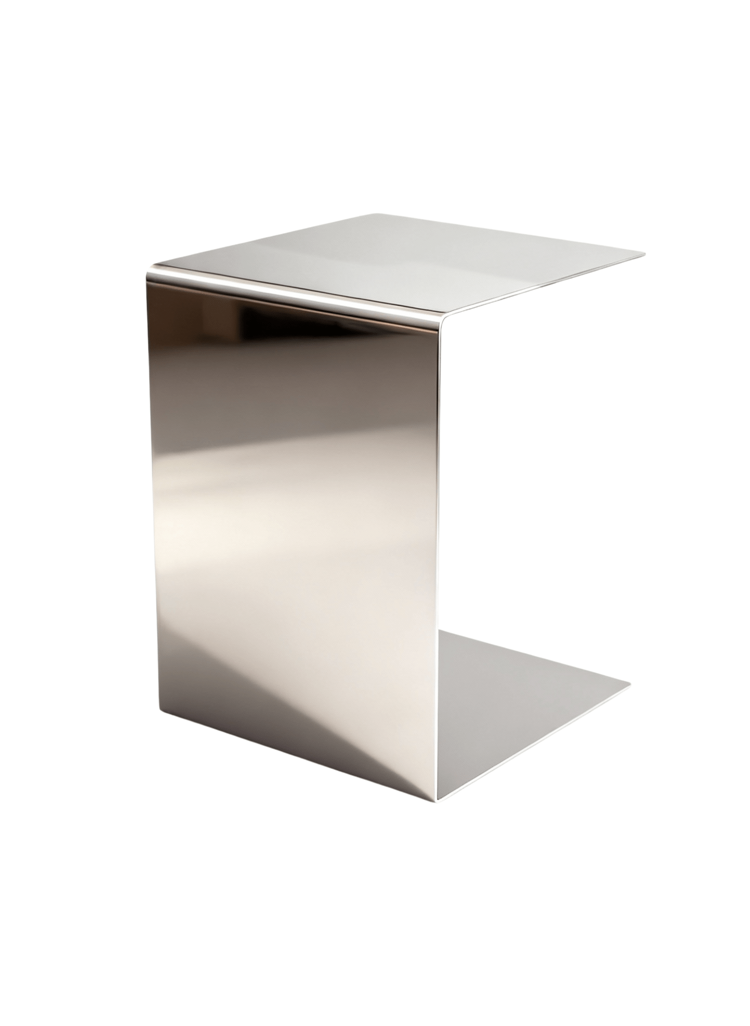 Mo Interiors Beistelltisch Spiegelpolierter Edelstahl - hei - kju