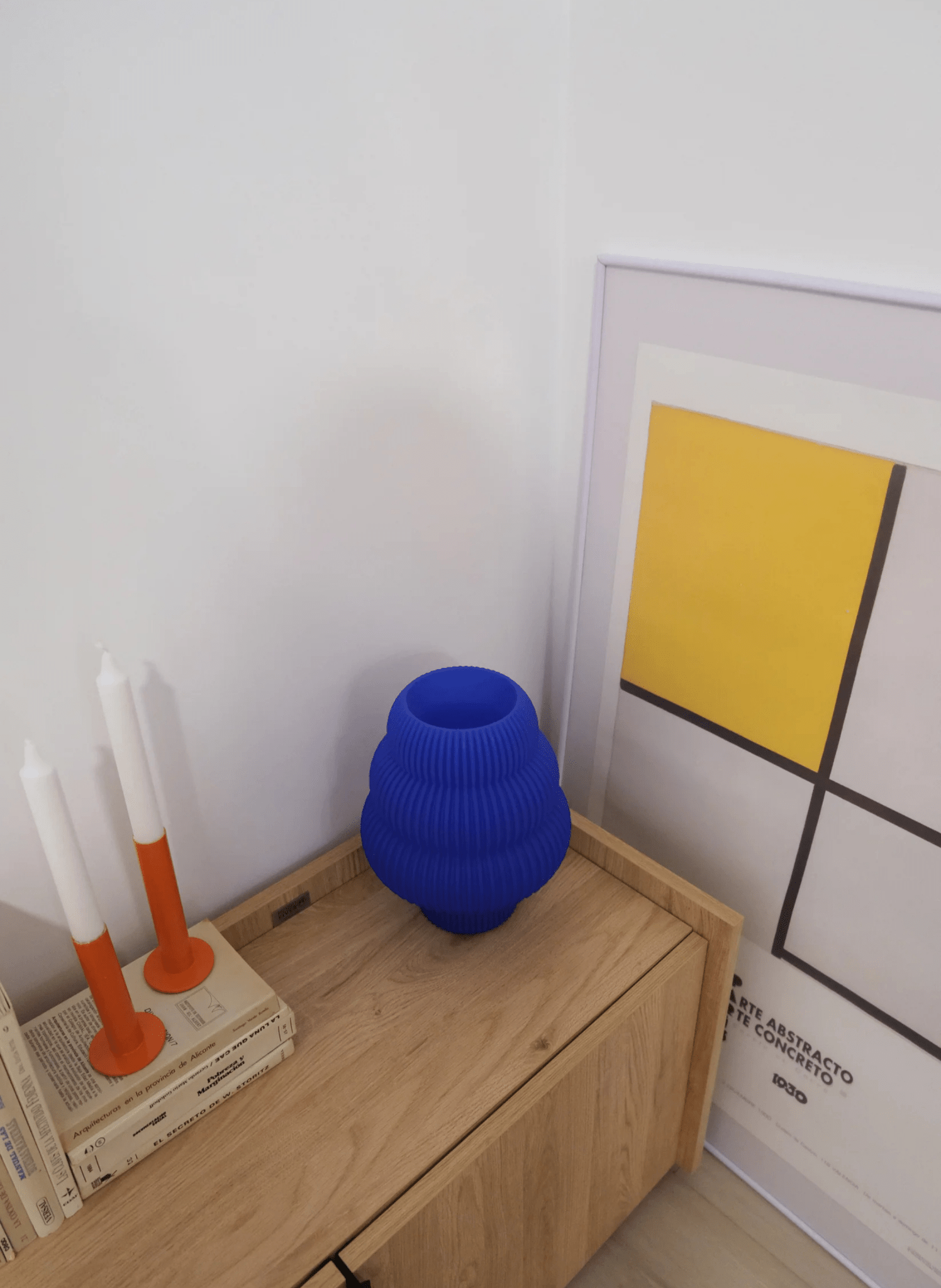 Mola Studio Tischlampe Luma Blau - hei - kju