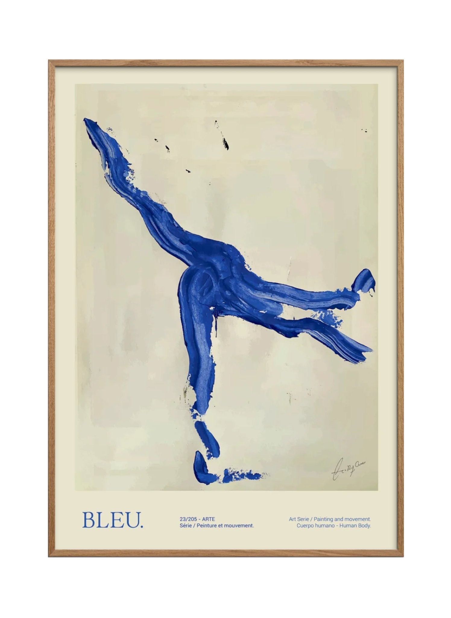 Poster & Frame Bleu - hei - kju