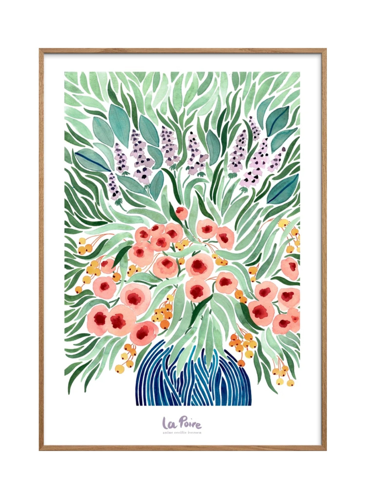 Poster & Frame La Poire Peonies - hei - kju