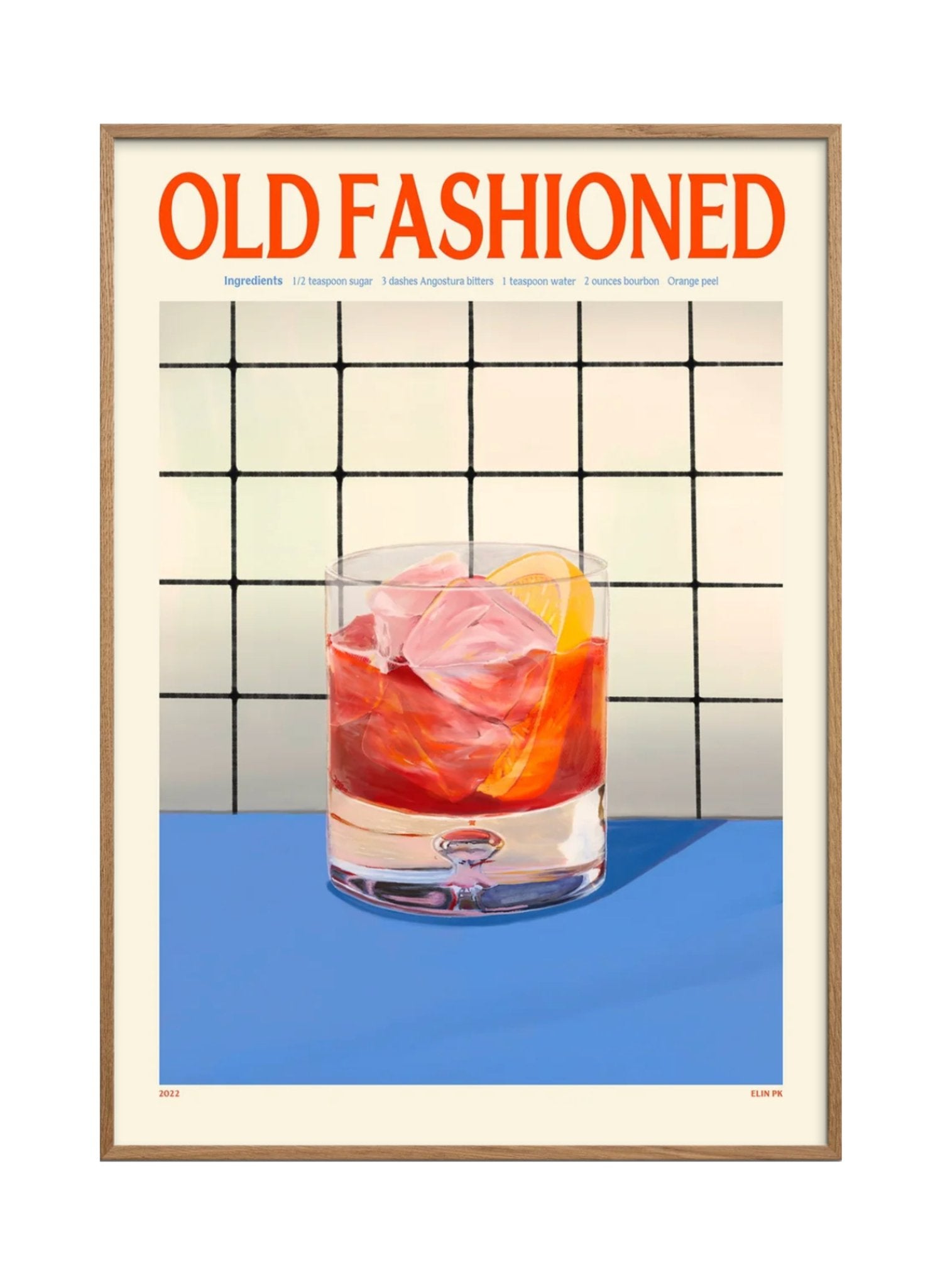 Poster & Frame Old Fashioned - hei - kju