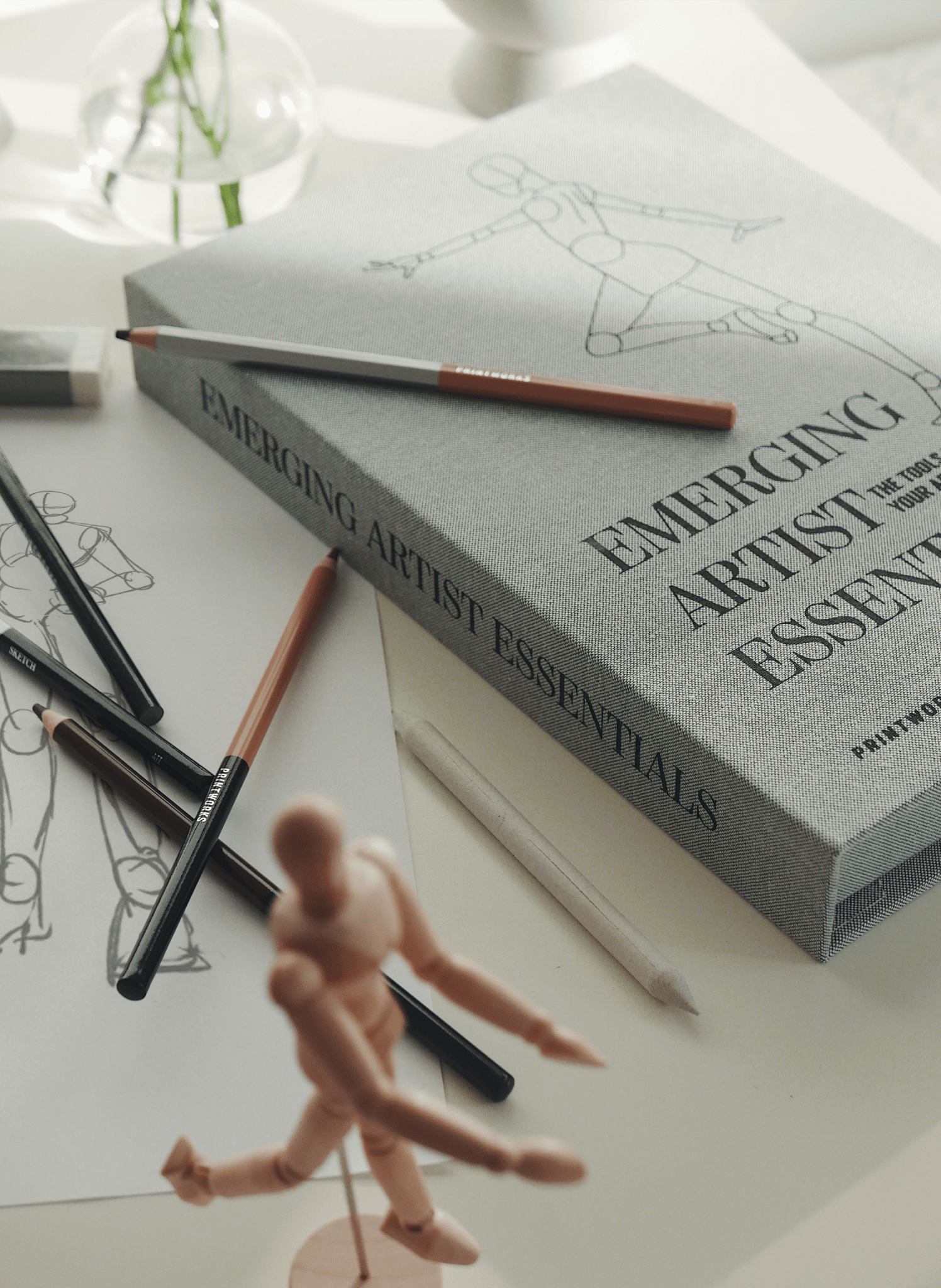 PRINTWORKS Emerging Artist – Skizzen - Set für kreative Talente - hei - kju