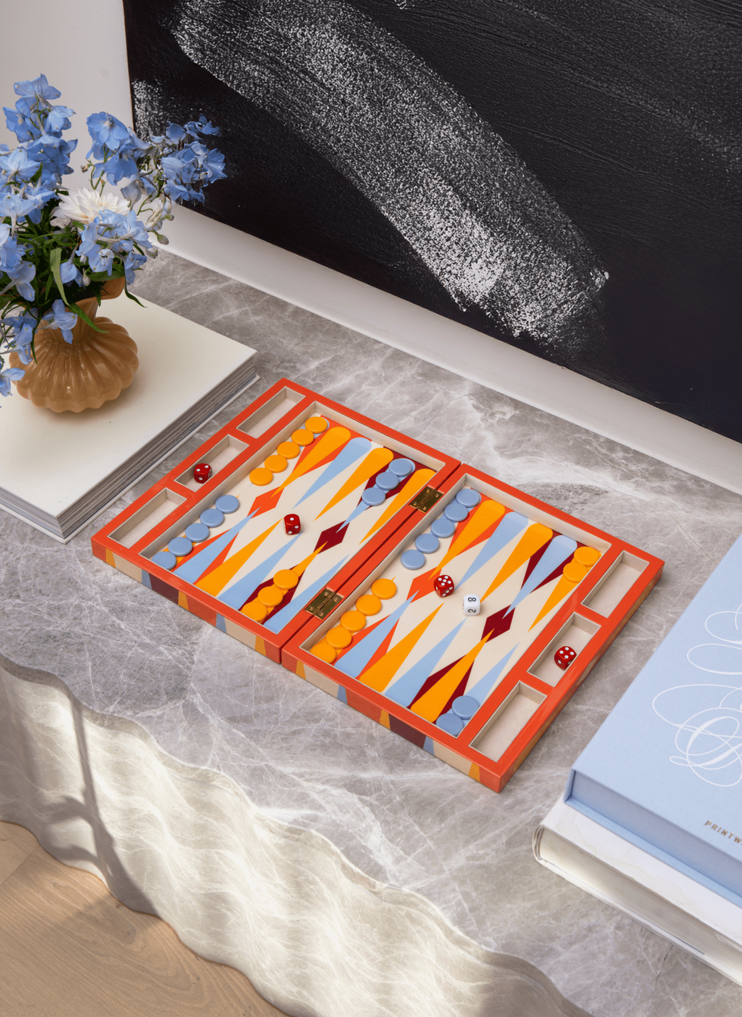PRINTWORKS Lackiertes Backgammon - hei - kju