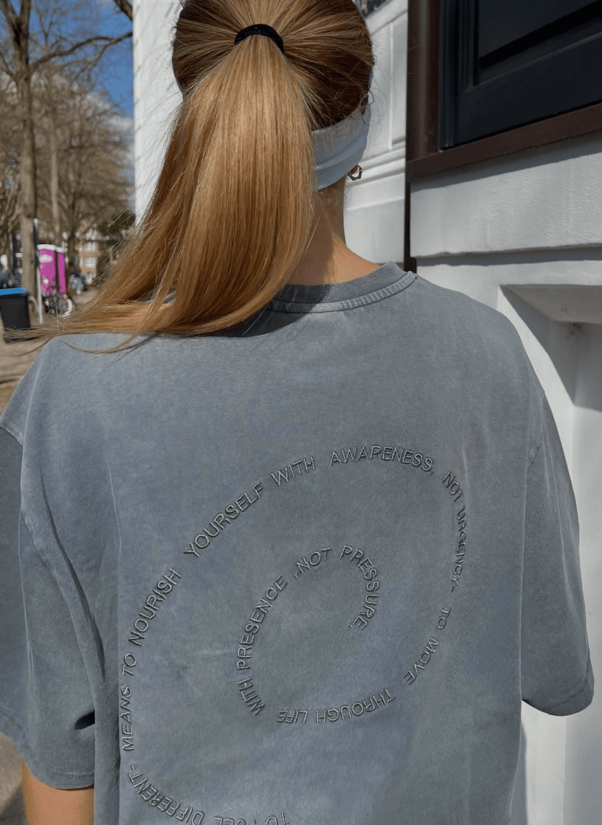 PYKĒ Awareness T-Shirt - Washed Grey - hei-kju