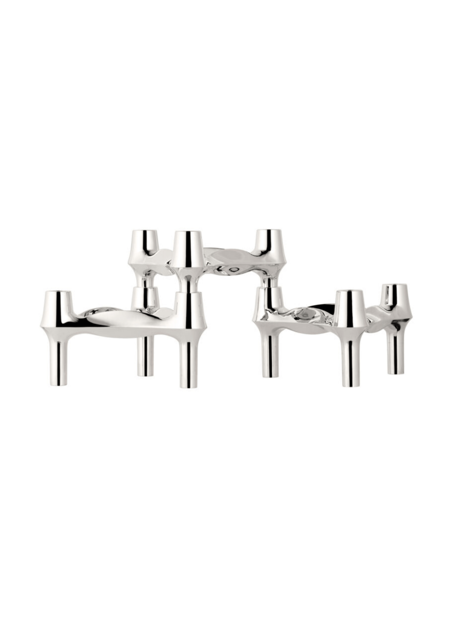 STOFF Nagel Kerzenhalter 3er Set