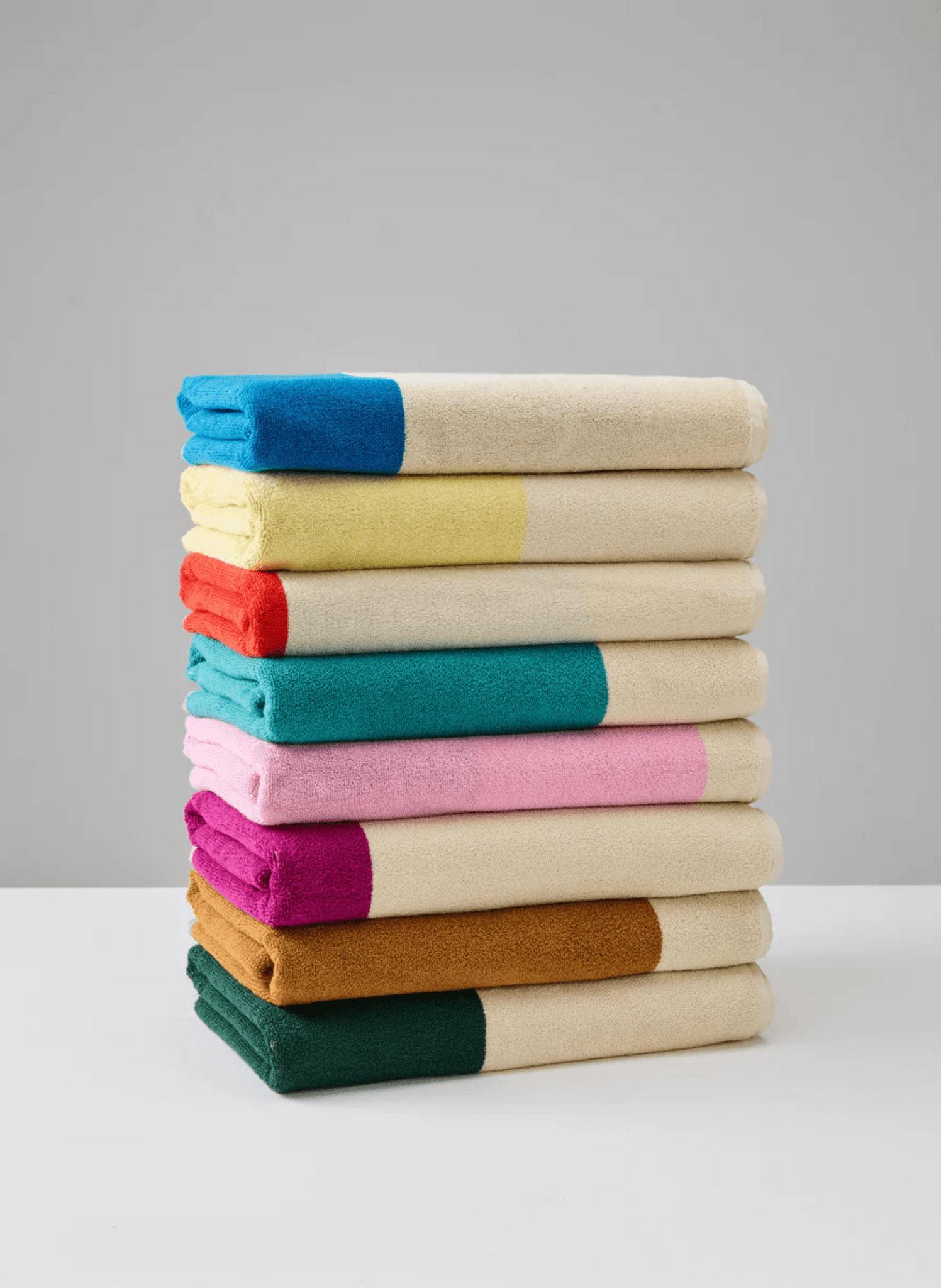 Suite702 Badetuch - Set 100% Baumwolle (4 Stk.) - hei - kju