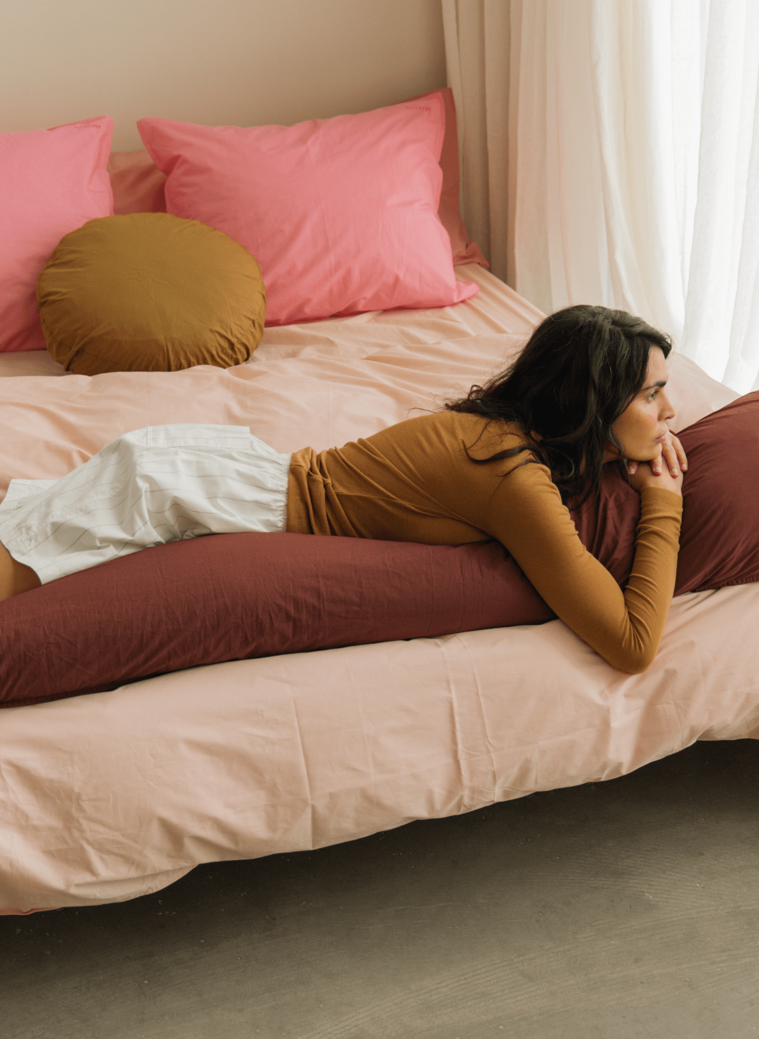 Suite702 bedMATE Bezug 100% Baumwolle Brique Red - hei - kju