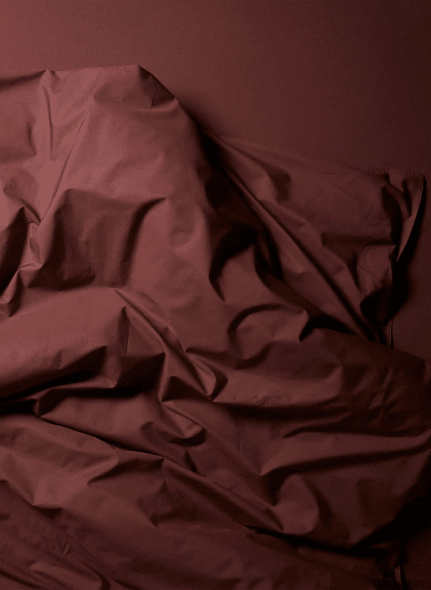 Suite702 Bettbezug 100% Baumwolle Brique Red - hei - kju