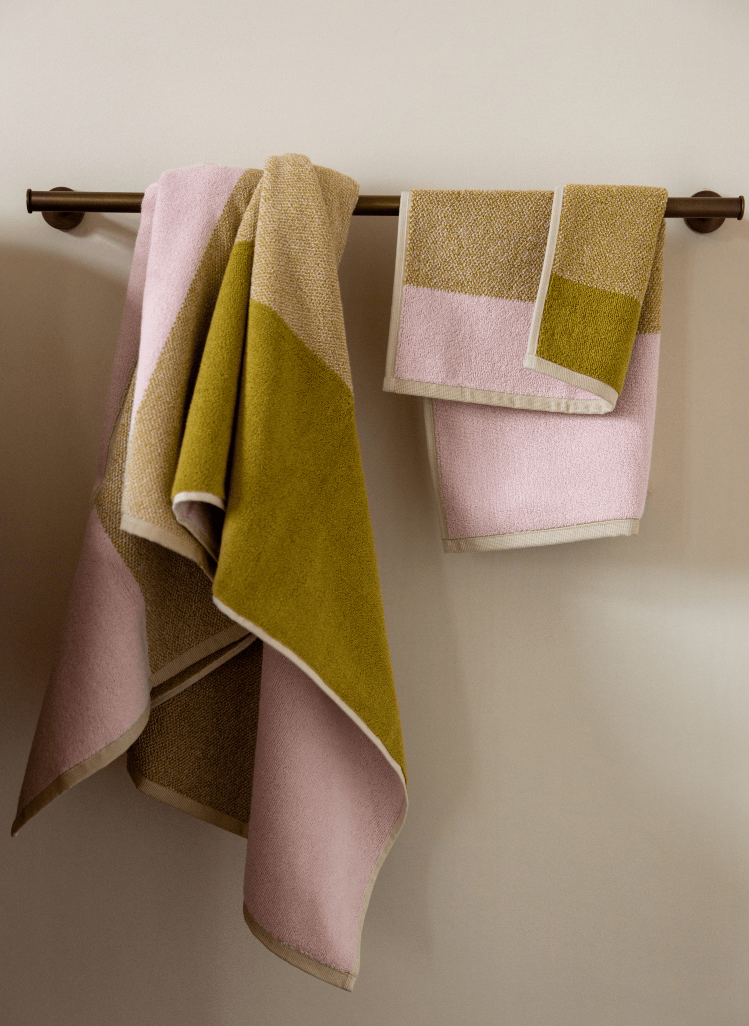 Suite702 Gästehandtuch - Set Blend Blush Olive (2 - tlg.) - hei - kju